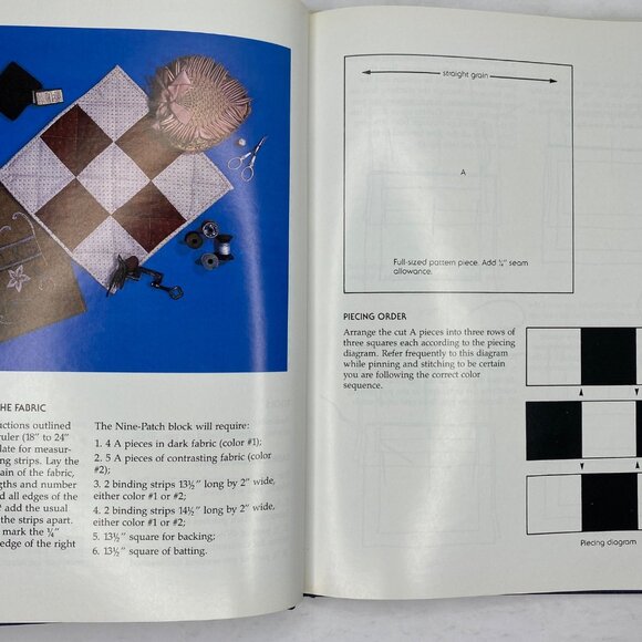 Vintage 1985 Quilting For Beginners Patchwork Applique Projects Agnes Frank - Picture 4 of 13